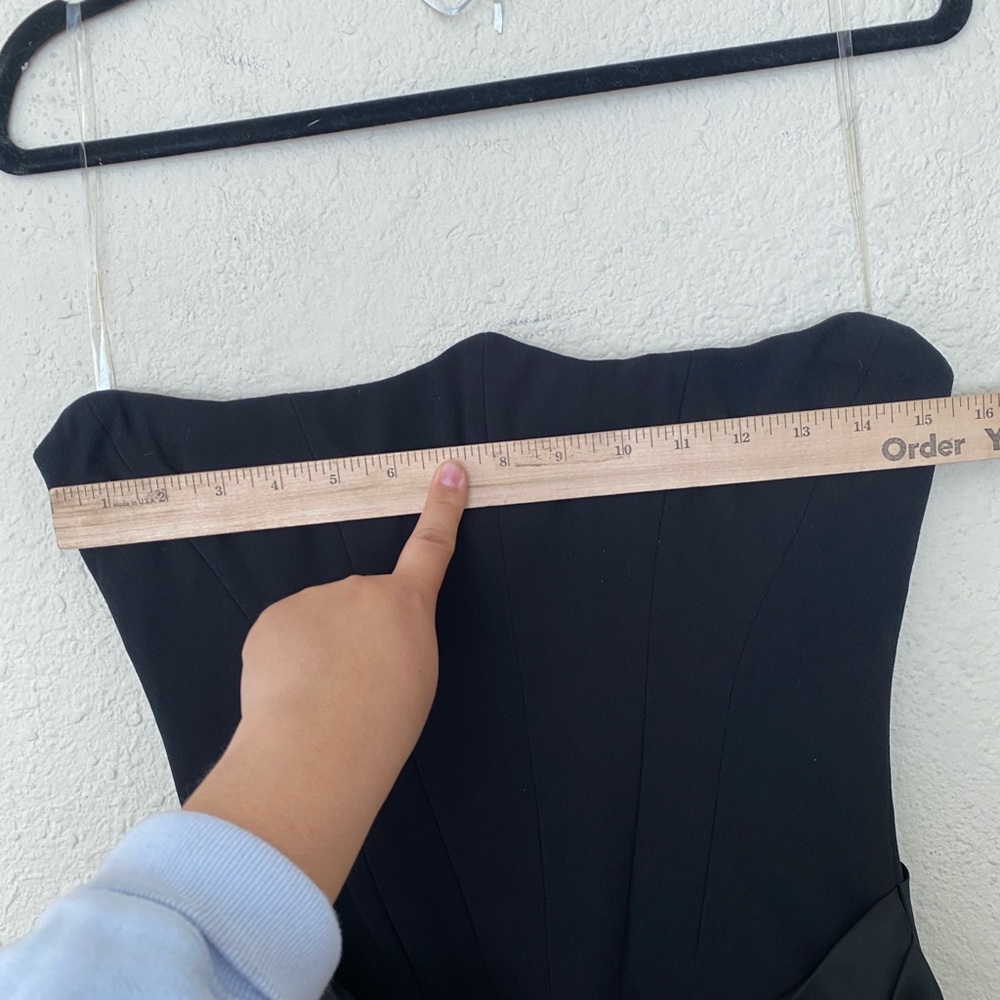 House of CB ‘Persephone’ Black Strapless Corset Maxi Dress NWOT size S - Picture 13 of 17